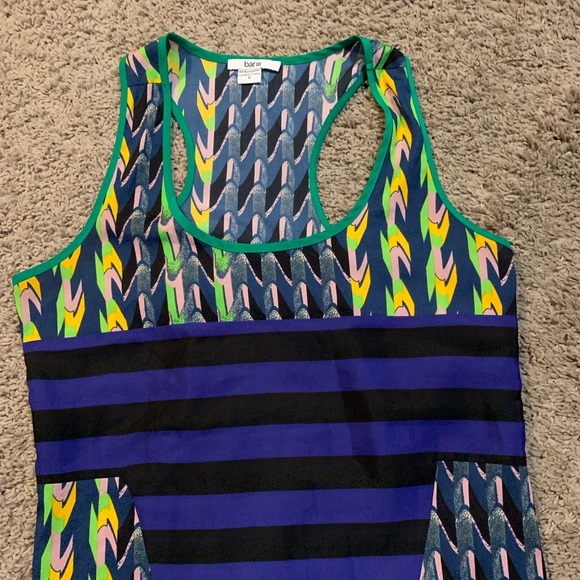 Bar III Fun Print Sleeveless Tank Blouse Small - Picture 2 of 6